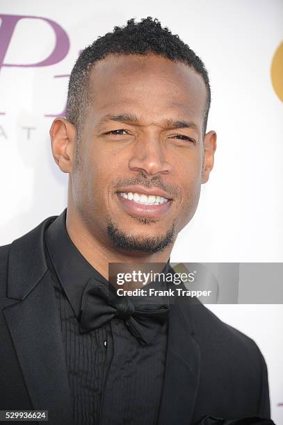 Actor Marlon Wayans arrives at the 19th Annual Critics' Choice Movie Awards held at Barker Hangar in Santa Monica.