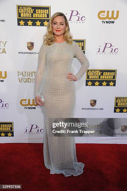 Actress Elisabeth Rohm arrives at the 19th Annual Critics' Choice Movie Awards held at Barker Hangar in Santa Monica.