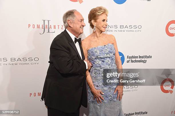 Musical artist Neil Sedaka and wife, Leba Strassberg attend the Fashion Institute Of Technology's 2016 FIT Gala at the Grand Ballroom at The Plaza...