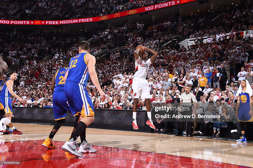 Golden State Warriors v Portland Trail Blazers - Game Four