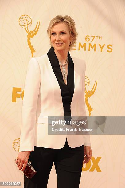 Actress Jayne Lynch arrives at the 67th Annual Primetime Emmy Awards held at the Microsoft Theater.