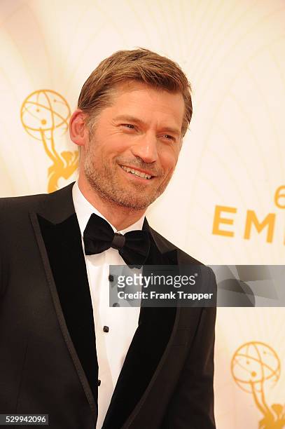 Actor Nikolaj Coster-Waldau arrives at the 67th Annual Primetime Emmy Awards held at the Microsoft Theater.