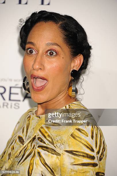 Actress Tracee Ellis Ross arrives at the 22nd annual ELLE Women in Hollywood Awards held at the the Four Season Hotel.