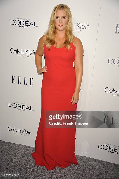 Actress Amy Schumer arrives at the 22nd annual ELLE Women in Hollywood Awards held at the the Four Season Hotel.