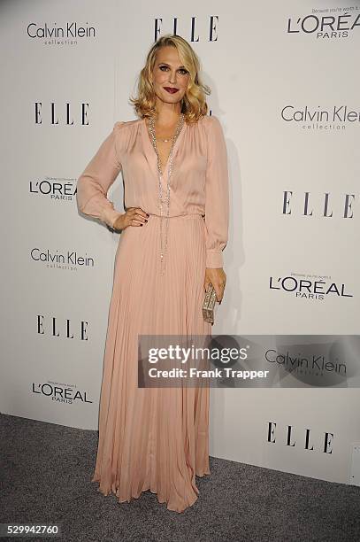 Actress Molly Sims arrives at the 22nd annual ELLE Women in Hollywood Awards held at the the Four Season Hotel.