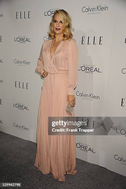 Actress Molly Sims arrives at the 22nd annual ELLE Women in Hollywood Awards held at the the Four Season Hotel.