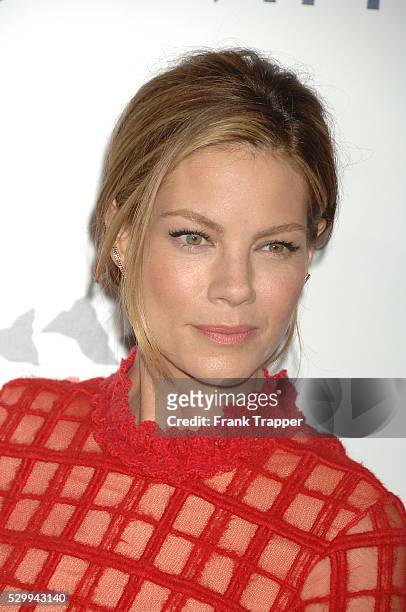 Actress Michelle Monaghan arrives at the world premiere of "The Best of Me" held at Regal Cinemas L.A. Live.