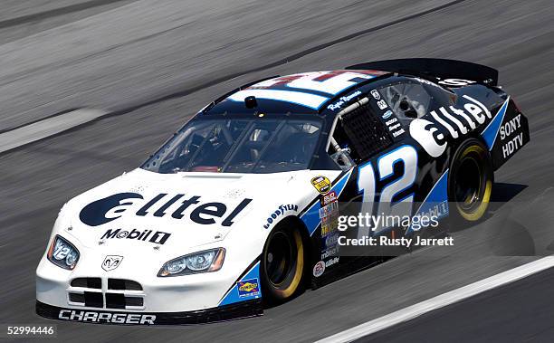 Pole winner Ryan Newman drives the ALLTEL Dodge during practice for the NASCAR Nextel Cup Series Coca-Cola 600 on May 28, 2005 at the Lowe's Motor...