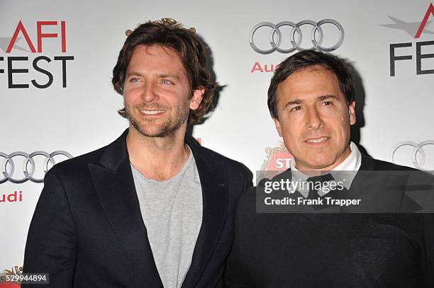 Actor Bradley Cooper and director Bradley O. Cooper arrive at AFI Fest 2012 special screening of Silver Linings Playbook held at the Egyptian Theater...