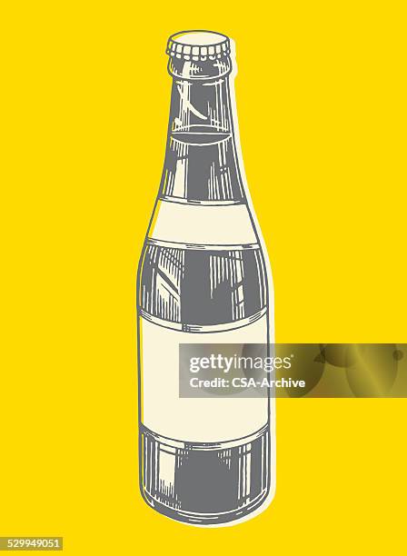 beverage bottle - leaving work stock illustrations