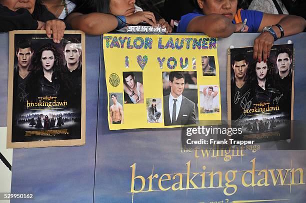 The Twilight Saga: Breaking Dawn - Part 2 premiere in Los Angeles.