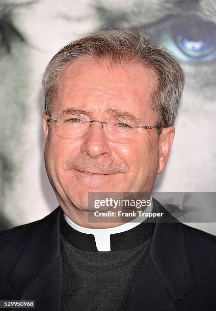 Father Gary Thomas arrives at the premiere of Warner Brothers' Pictures "The Rite" held at Grauman's Chinese Theatre in Hollywood.