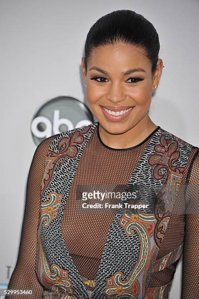 Singer Jordin Sparks arrives the 40th American Music Awards held at Nokia Theatre L.A. Live.
