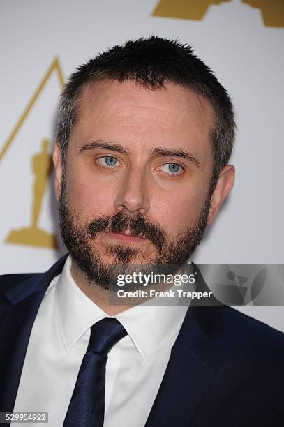 Investigative journalist Jeremy Scahill arrives at the 86th Academy Awards nominee's luncheon held at The Beverly Hilton Hotel.