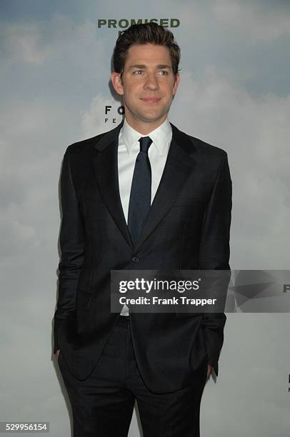 Actor John Krasinski arrives at the premiere of Promised Land held at the Directors Guild of America in West Hollywood.