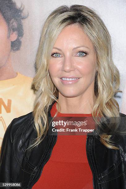 Actress Heather Locklear arrives at the premiere of This Is 40 held at Grauman's Chinese Theater in Hollywood.