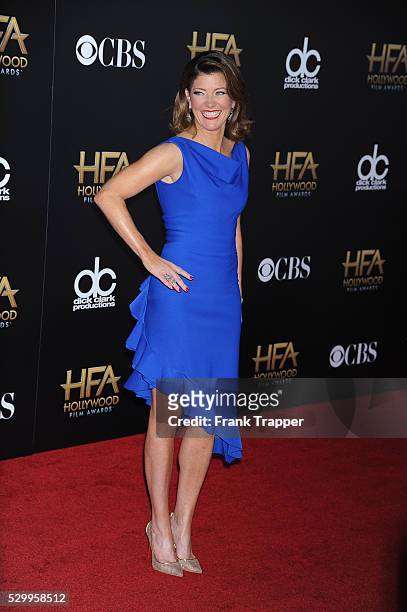 Personality Norah O'Donnell arrives at the 18th Annual Hollywood Film Awards held at The Palladium in Hollywood.
