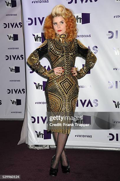 Singer Paloma Faith arrives at the VH1 Divas 2012 held at The Shrine Auditorium.