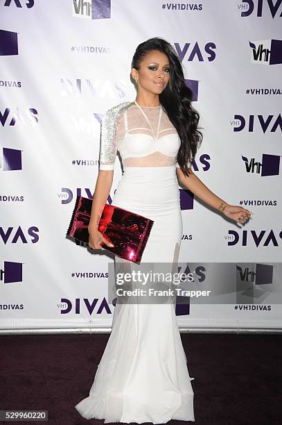 Actress Kat Graham arrives at the VH1 Divas 2012 held at The Shrine Auditorium.