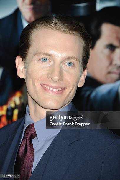 Actor James Hebert arrives at the premiere of Gangster Squad held at Grauman's Chinese Theater in Hollywood.