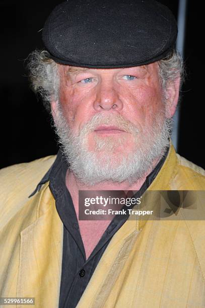 Actor Nick Nolte arrives at the premiere of Gangster Squad held at Grauman's Chinese Theater in Hollywood.