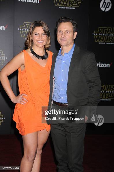 Actor Tony Goldwyn and wife Jane Musky arrive at the premiere of