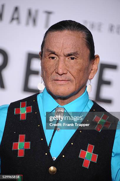 Actor Duane Howard arrives at the premiere of "The Revenant" held at the TCL Chinese Theater in Hollywood.