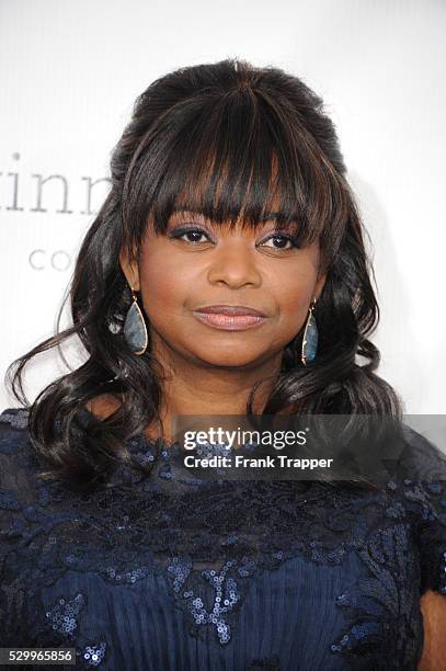 Actress Octavia Spencer arrives at the 18th Annual Critics' Choice Movie Awards held at Barker Hanger in Santa Monica, California.