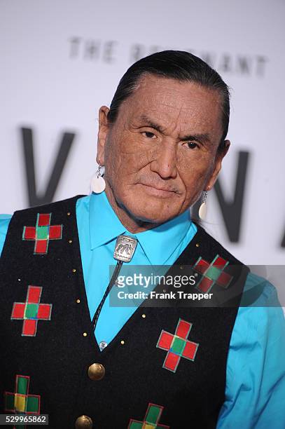 Actor Duane Howard arrives at the premiere of "The Revenant" held at the TCL Chinese Theater in Hollywood.