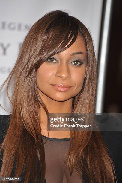 Actress Raven Symone arrives at the 18th Annual Race To Erase MS at the Hyatt Regency Century Plaza in Century City.