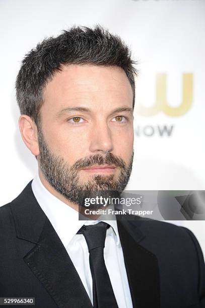 Actor/director Ben Afleck arrives at the 18th Annual Critics' Choice Movie Awards held at Barker Hanger in Santa Monica, California.