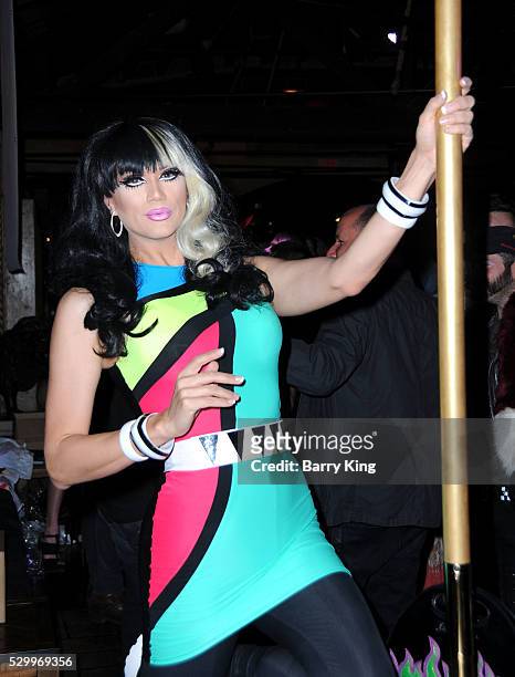Manila Luzon attends 'Why Drag?' book launch at The Abbey on May 9, 2016 in West Hollywood, California.