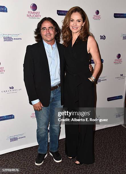 Director Brad Silberling and actress Amy Brenneman attend the 11th Annual Global Women's Rights Awards at the Directors Guild of America on May 09,...