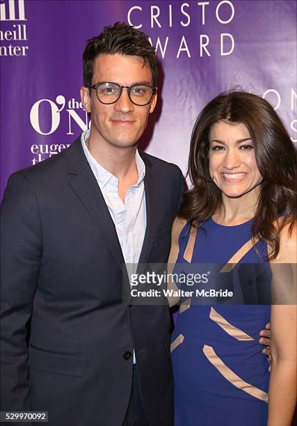 Preston Sadleir and Sarah Stiles attend the 16th Annual Monte Cristo Award ceremony honoring George C. Wolfe presented by The Eugene O'Neill Theater...