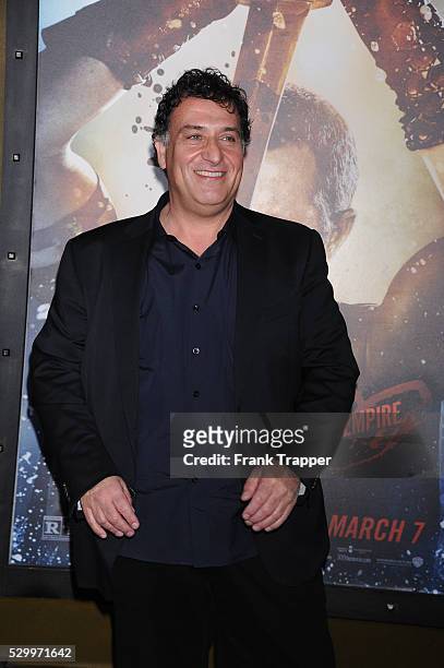 Director Noam Murro arrives at the premiere of "300: Rise Of An Empire" held at the TCL Chinese Theater in Hollywood.