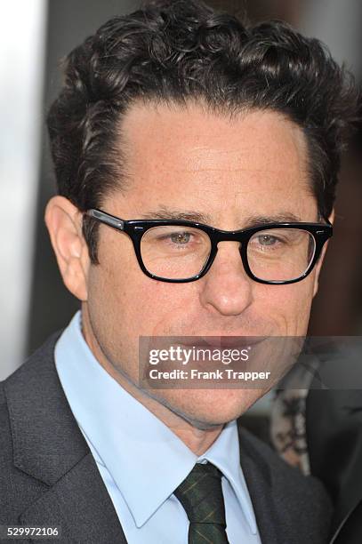 Writer/Director/Producer J.J. Abrams arrives at the Premiere of Paramount Pictures' "Super 8" held at the Regency Village Theater in Westwood.