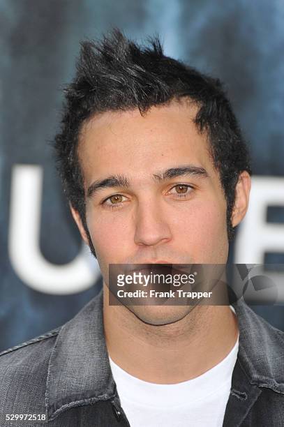 Musician Pete Wentz arrives at the Premiere of Paramount Pictures' "Super 8" held at the Regency Village Theater in Westwood.