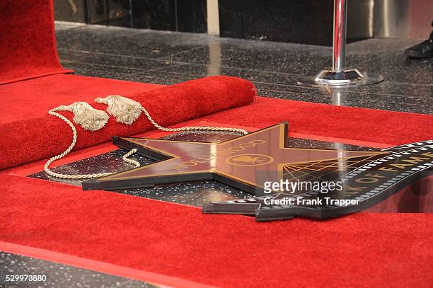 Rapper-actor LL Cool J Star on the Hollywood Walk of Fame.