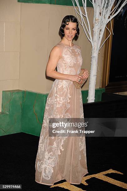 Actress Evangeline Lilly arrives at the premiere of "The Hobbit: The Battle Of The Five Armies" held at the Dolby Theater in Hollywood.