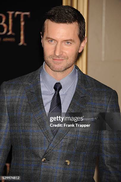 Actor Richard Armitage arrives at the premiere of "The Hobbit: The Battle Of The Five Armies" held at the Dolby Theater in Hollywood.