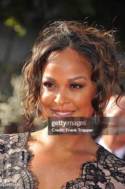 Personality / professional boxer Leila Ali arrives at The 2011 ESPY Awards held at the Nokia Theatre L.A. Live.