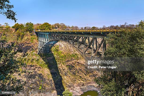 zambezi river bridge - zambezi river stock pictures, royalty-free photos & images