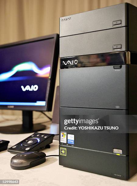 Japanese electronics giant Sony unveils, News Photo