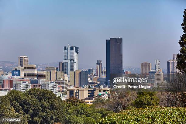 pretoria city skyline - gauteng province stock pictures, royalty-free photos & images