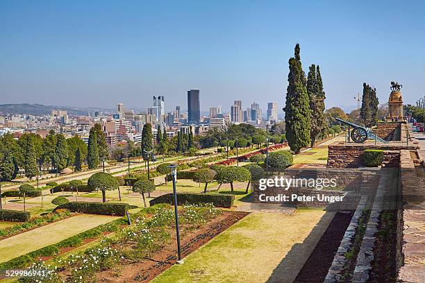 pretoria city skyline and parklands - pretoria stock pictures, royalty-free photos & images