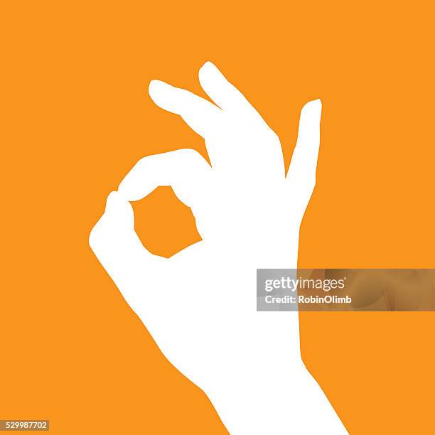 Print Ok Sign 176 Silhouette Hand Ok Sign Stock Photos, High-Res Pictures, and Images ...