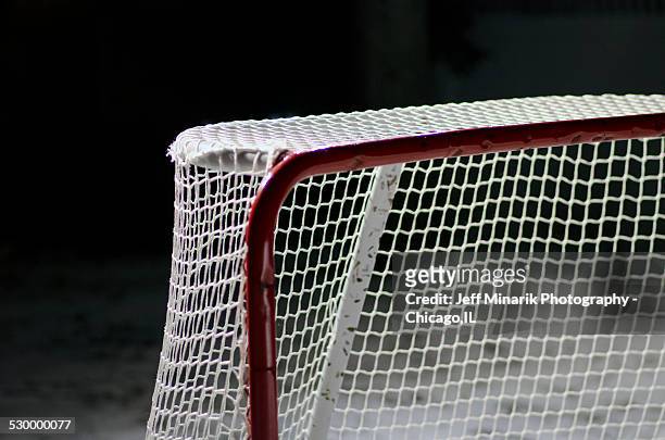 hockey goal - hockey net stock pictures, royalty-free photos & images
