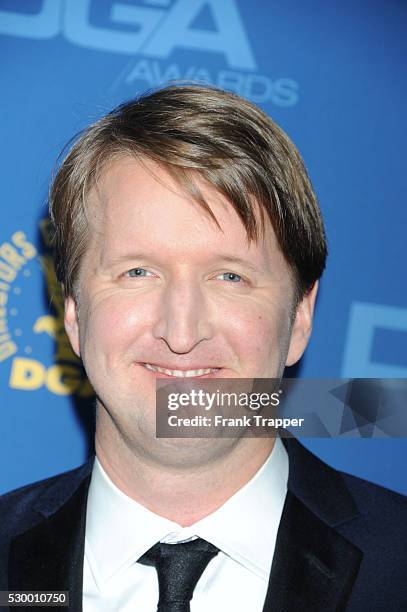 Director Tom Hooper arrives at the 65th Annual Directors Guild Awards held at the Ray Dolby Ballroom at Hollywood & Highland.