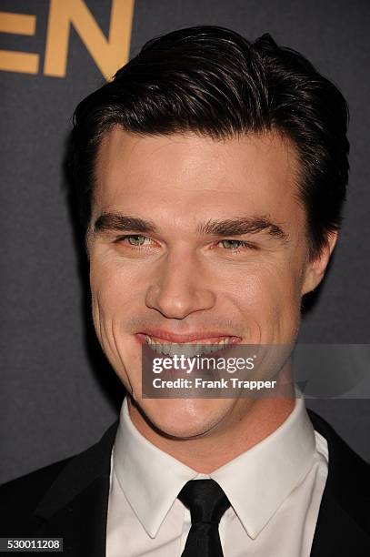 Actor Finn Wittrock arrives at the premiere of "Unbroken" held at The Dolby Theater in Hollywood.