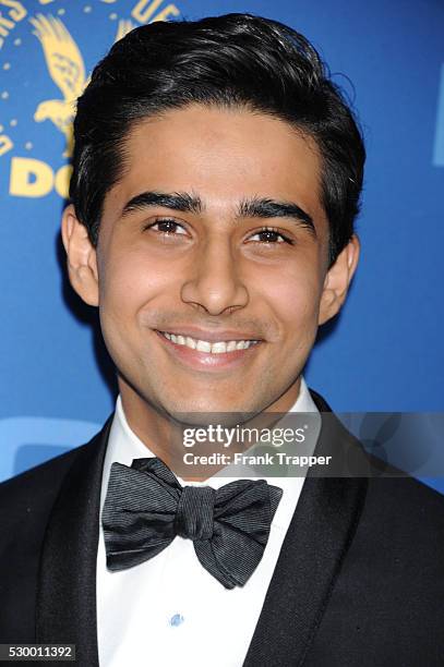 Actor Suraj Sharma arrives at the 65th Annual Directors Guild Awards held at the Ray Dolby Ballroom at Hollywood & Highland.